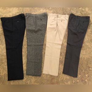 Lot of 4 Men’s Dress Pants